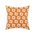 Lustrous Floral Embroidered Cushion Cover