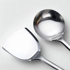 Premium Stainless Steel Cooking Utensils | 5pcs Set — size and scale reference