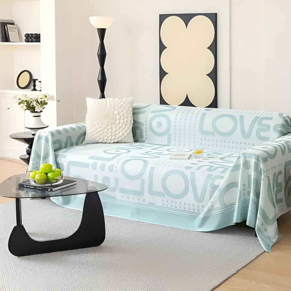 Love Serenity Cooling Sofa Cover — product in use