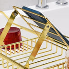 Adjustable Stainless Steel Bathtub Caddy Tray — product close-up