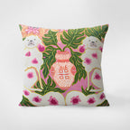 Zebra Tapestry Tassel Cushion Cover — alternate angle view