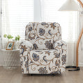Floral Recliner Sofa Cover — product in use