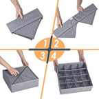 Foldable Sock and Underwear Organizer — alternate angle view