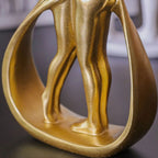 Embrace Resin Couple Sculpture — product close-up