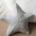 Starfish Hand-Knitted Cushion — lifestyle shot