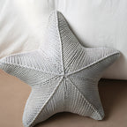 Starfish Hand-Knitted Cushion — lifestyle shot