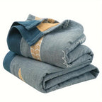 Golden Fish Cotton Gauze Reversible Blanket — additional view