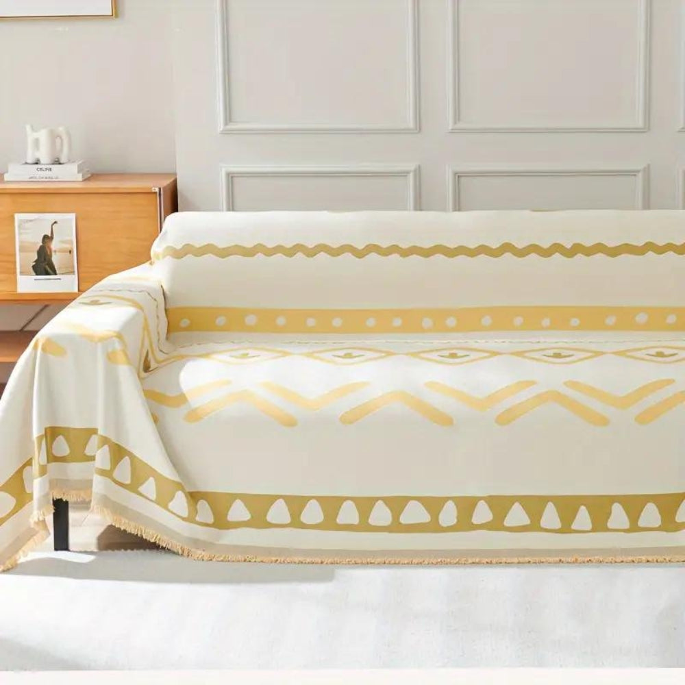 Bohemian Reversible Sofa Cover — product in use