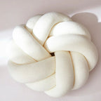 Puffy Pretzel Cushion — alternate angle view