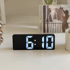 Digital LED Mirror Alarm Clock — additional view
