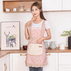 Sweet Flora Kitchen Apron — lifestyle shot