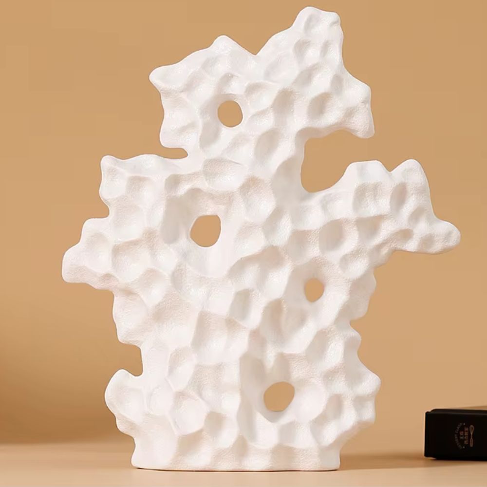 Ceramic Coral Sculpture — lifestyle shot