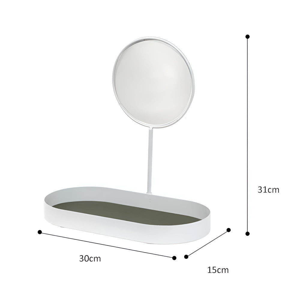Reflexion Beauty Organiser Tray — size and scale reference