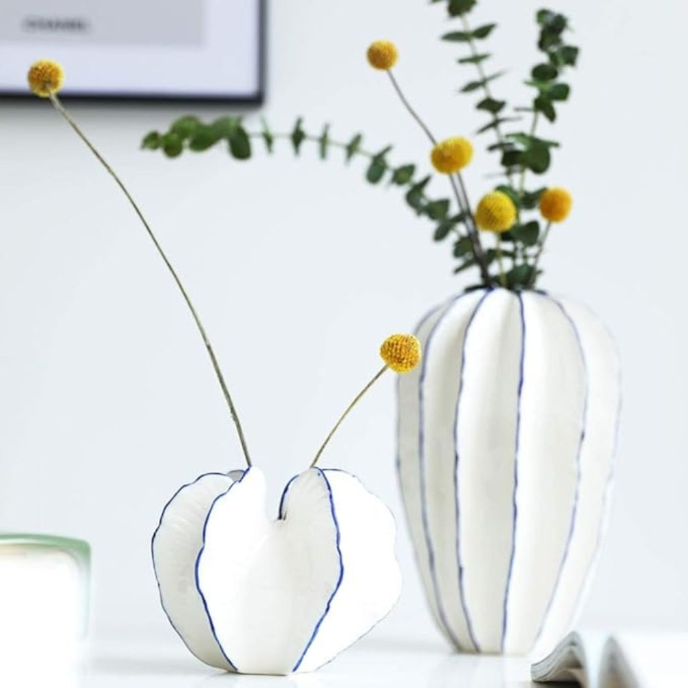 Star Fruit Inspired Ceramic Vase — product detail view