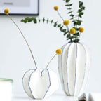 Star Fruit Inspired Ceramic Vase — product detail view