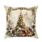 Golden Velvet Christmas Cushion Covers — additional view