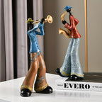 Jazz Musical Band Resin Figurine — product detail view