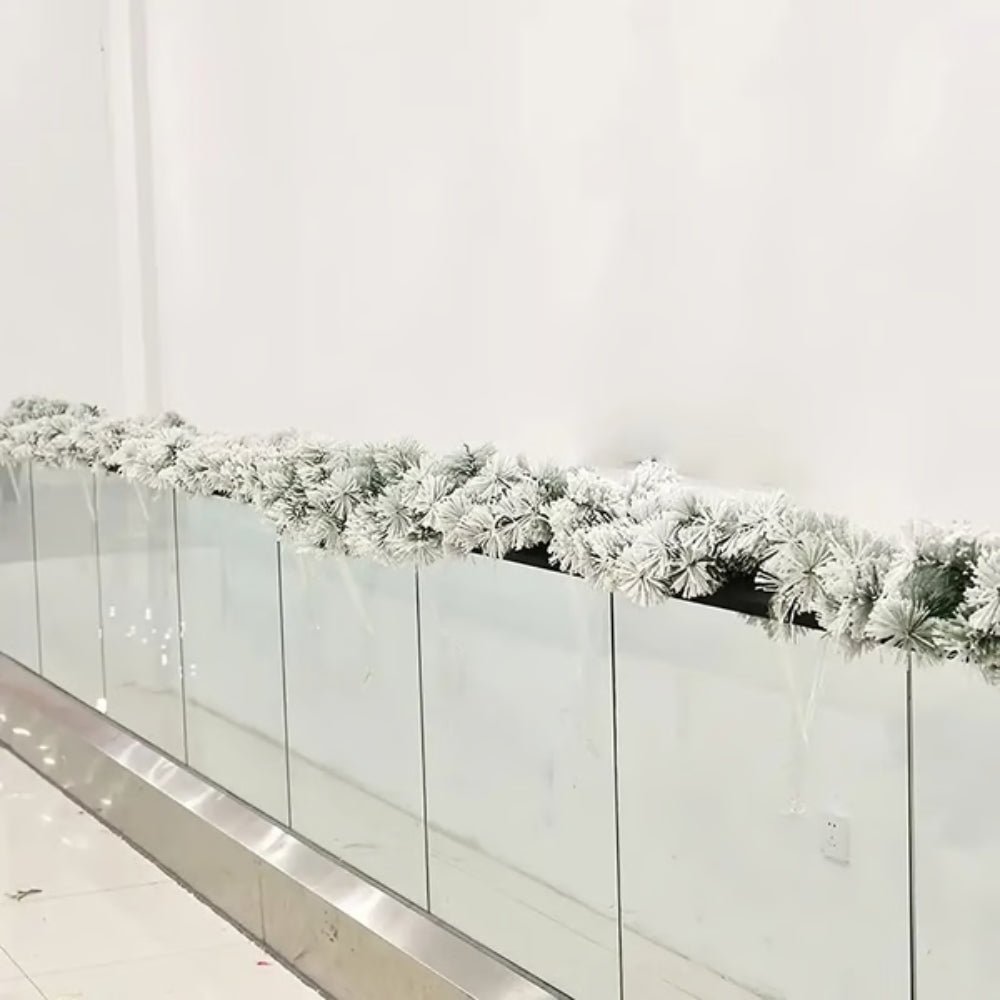 Holiday Frosted Christmas Garland — product close-up