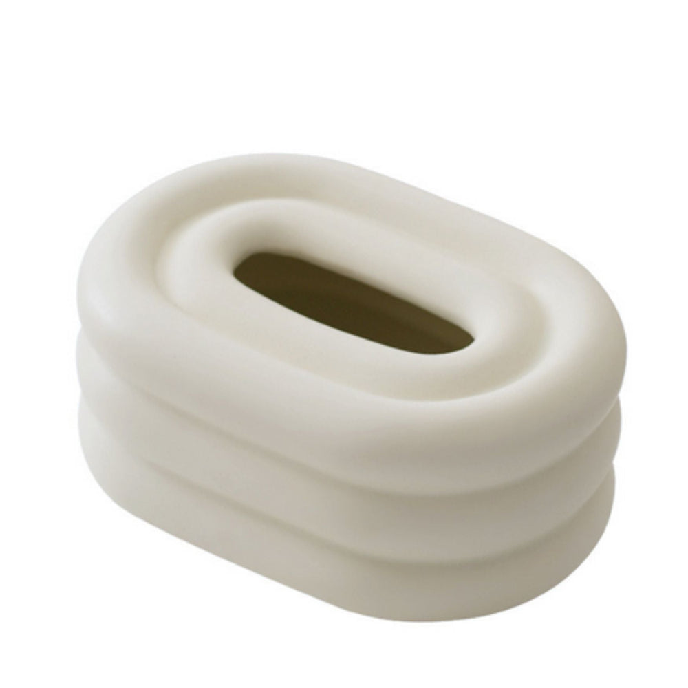 Lustre Ceramic Tissue Holder — product feature detail