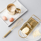 Golden Stainless Steel Grater — alternate angle view