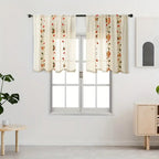Festive Red Bell Curtains — additional view