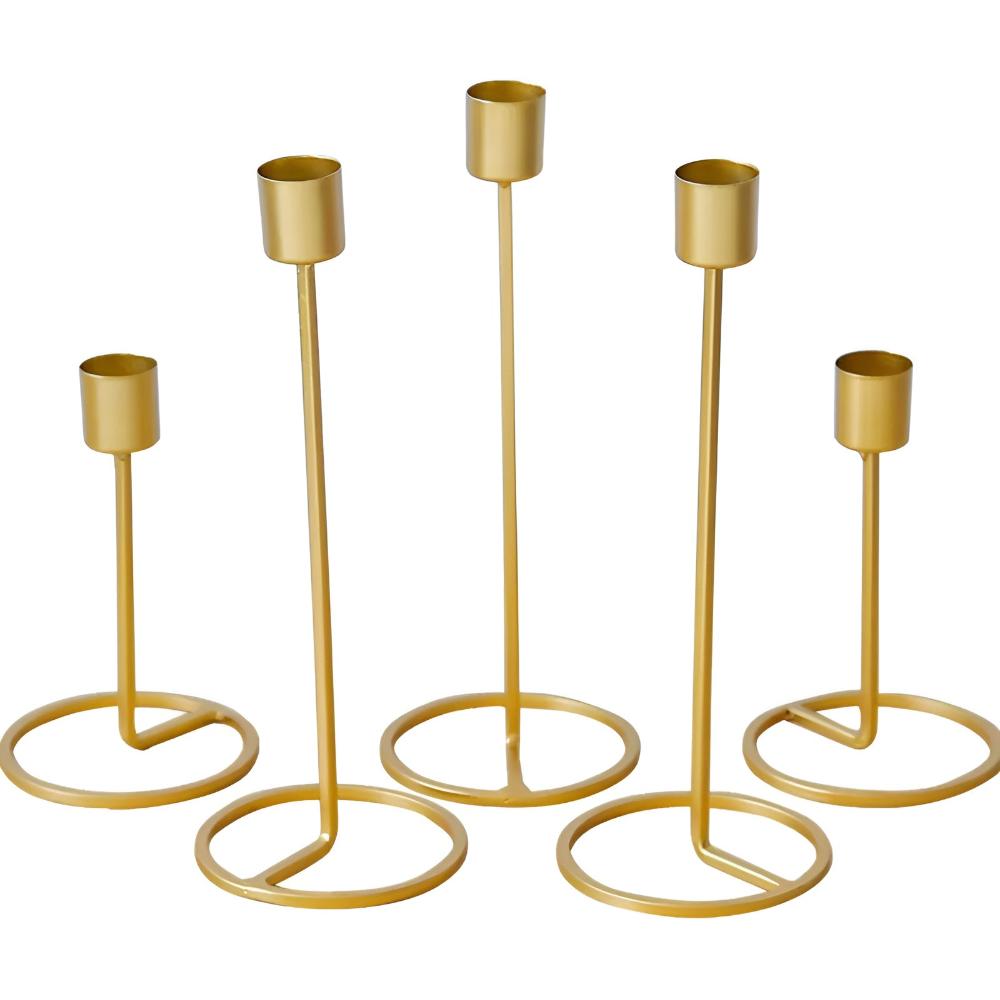 Golden Romantic Candle Holders — lifestyle shot