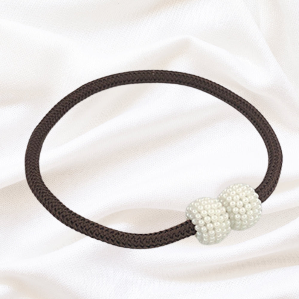 Magnetic Pearl Curtain Tie Back | 2pcs Set — alternate angle view