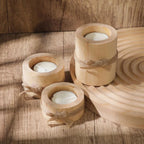 Bamboo Essence Candle Holders | 3 sets — additional view