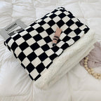 Chessboard Pattern Elegance Blanket — product feature detail