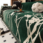 Twilight Branches Chenille Sofa Cover — product in use