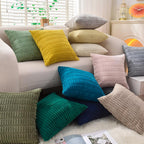 Plush Ridge Cushion Covers — product in use
