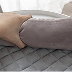 Bolstered Quilted Pet Sofa Protector — product in use