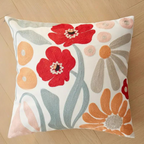 Elegant Plant Patterned Cushion Cover — product detail view