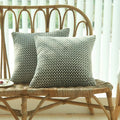 Lush Chevron Cushion Covers — size and scale reference