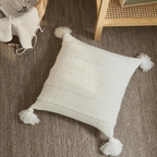 Nordic Knitted Tassel Cushion — additional view