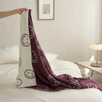 Smiley Face Plush Blanket — product close-up