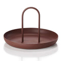 Chic Round Storage Tray Organizer — alternate angle view