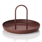 Chic Round Storage Tray Organizer — alternate angle view