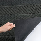 Chevron Ridges Non-Slip Door Mat — product detail view