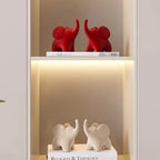 Eclectic Elephant Resin Figurines — additional view