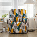 Abstract Recliner Sofa Cover — lifestyle shot