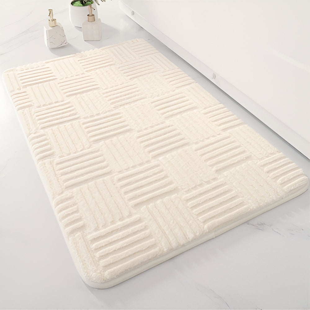 Vivid Grid Absorbent Bath Mat — size and scale reference