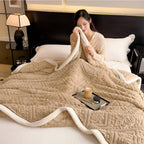 Velvet Mandala Sherpa Blanket — product detail view