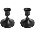 Shimmering Vintage Candle Holder | 2pc Set — alternate angle view