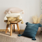 Nordic Knitted Tassel Cushion — main product photo