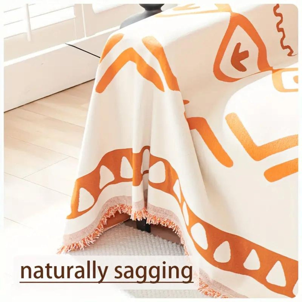Bohemian Reversible Sofa Cover — product close-up