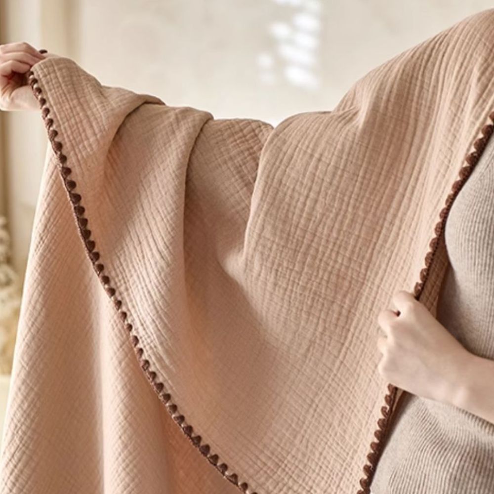 Celeste Cotton Comfort Blanket — product close-up