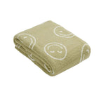 Smiley Face Plush Blanket — product feature detail