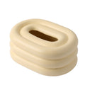 Lustre Ceramic Tissue Holder — alternate angle view