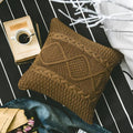 Braided Knitted Cushion Cover — alternate angle view